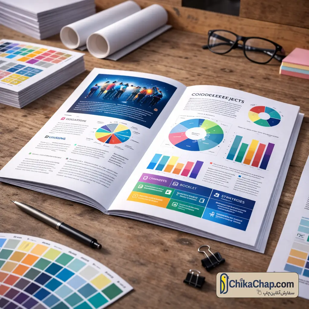 چاپ دیجیتال جزوه - چاپ جزوه کیفیت بالا و قیمت مناسب